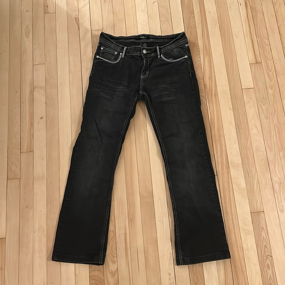Vintage faded black jeans